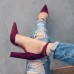 Women’s Fashion Pointed Toe High Heel Strappy Classic Sexy Thick Heel Shoes