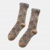 10 Pairs Women Retro Embossed Jacquard Tube Socks Fashion Mid  length Breathable Absorbsweat Lace Socks