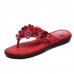  Handmade Leather Casual Flower Comfy Flat Slippers