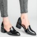 US Chunky Heel Pumps Casual Slip On Shoes