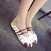 Round Toe Slipper Summer Casual Flat Womens Beach Sandals