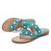 Summer Pearl Flowers Shoes Comfortable Casual Slippers