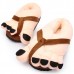 Women Novelty Big Toe Cotton Home Slippers Lovers Indoor Shoes