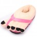 Women Novelty Big Toe Cotton Home Slippers Lovers Indoor Shoes