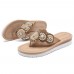 Bohemian Comfortable Casual Pearl Women Beach Slippers