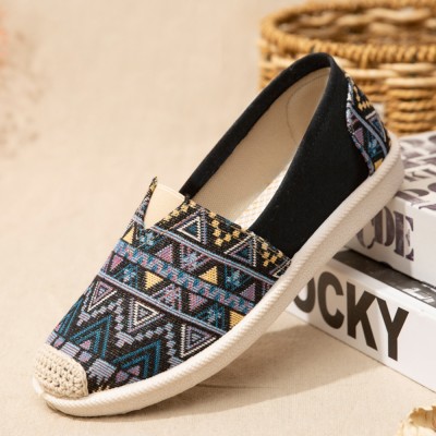 Women Casual Soft Patchwork Round Toe Fisherman Shoes