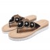 Bohemian Comfortable Casual Pearl Women Beach Slippers