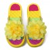 Women Summer Slippers Flip Flops Platform Floral Shoes