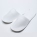 1Pair Closed Toe White Disposable Hotel Slippers SPA Slippers